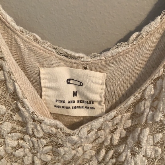 Pins & Needles White Lace Tank - Medium - Picture 4 of 7